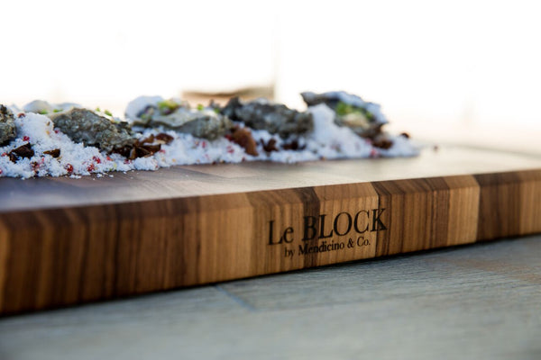 "Le BLOCK" - Chopping Block / Serving Board Combo (black walnut) 12"x19"x1-3/4"